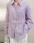27A79- SHEER LINNEN SHIRT