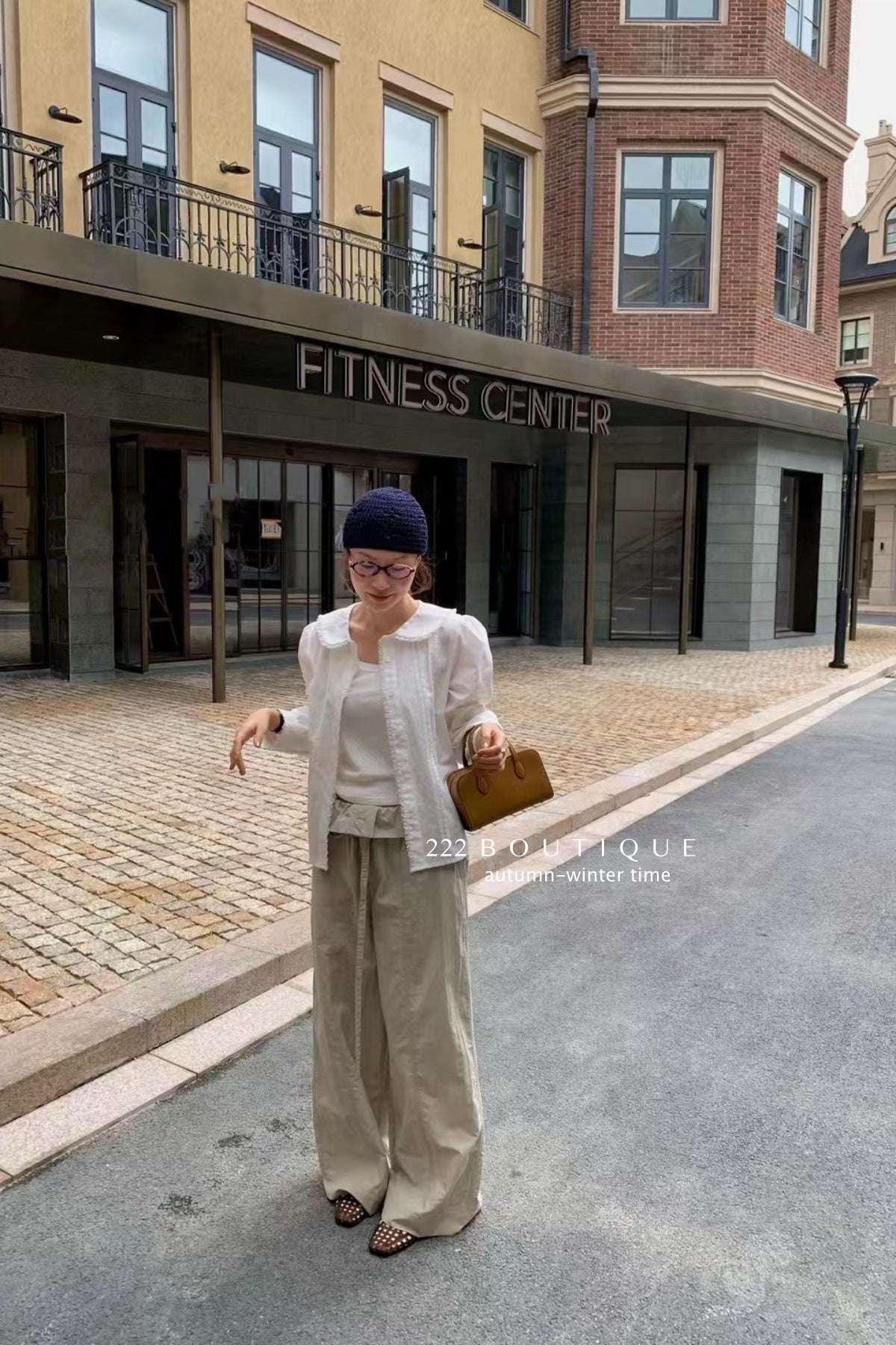 17a86 Short White Mandarin Collar Shirt – Korean-style Linen Fabric