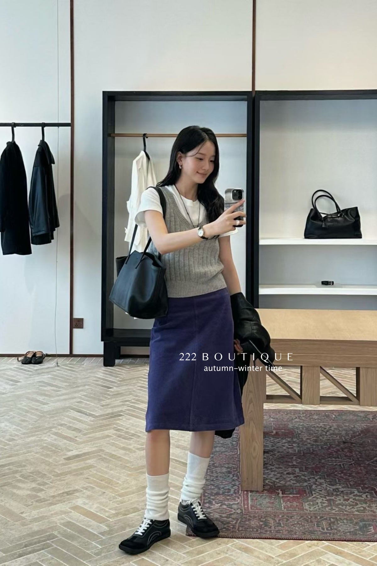 17a115 Basic cashmere gilet