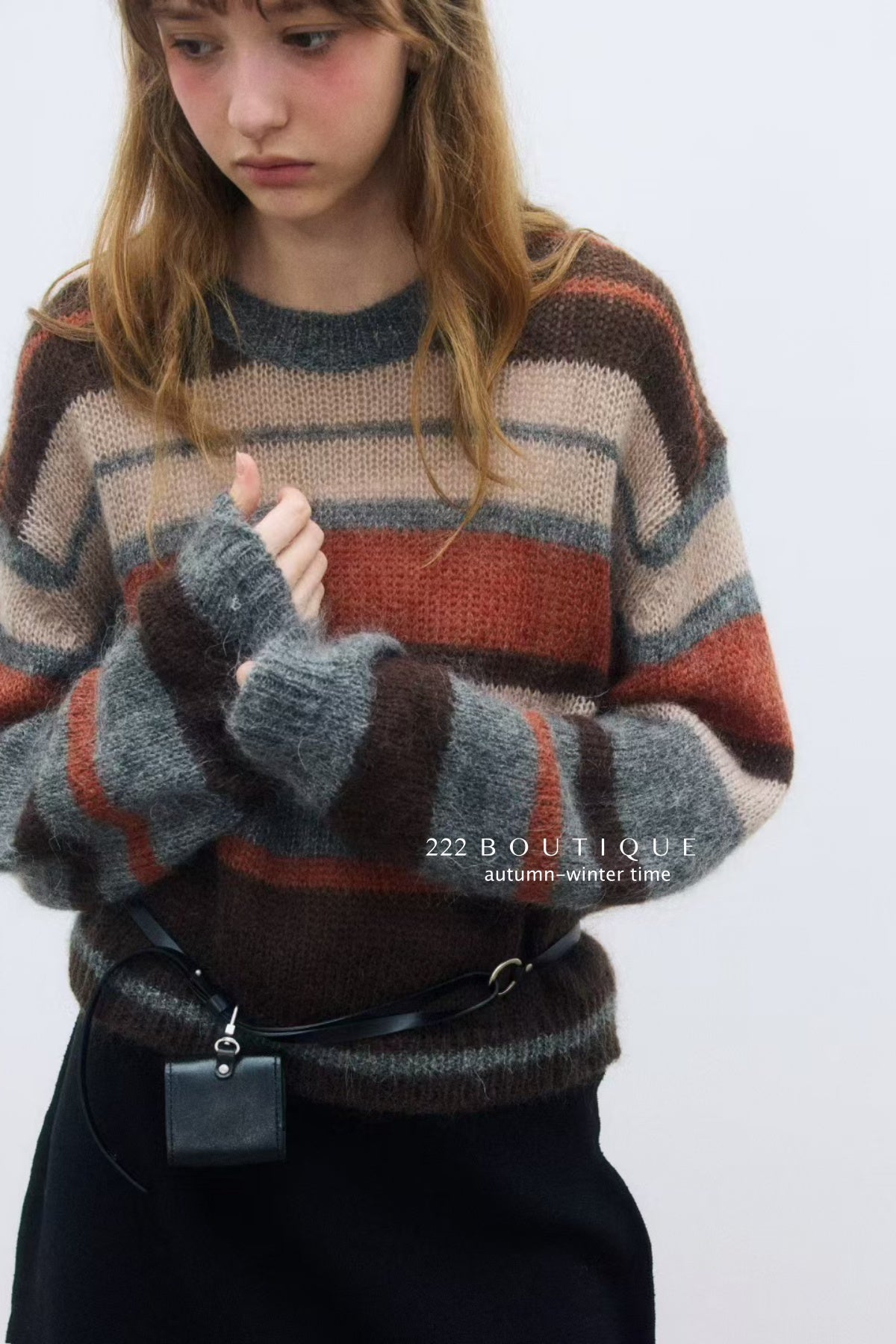 17a92 Striped cashmere sweater