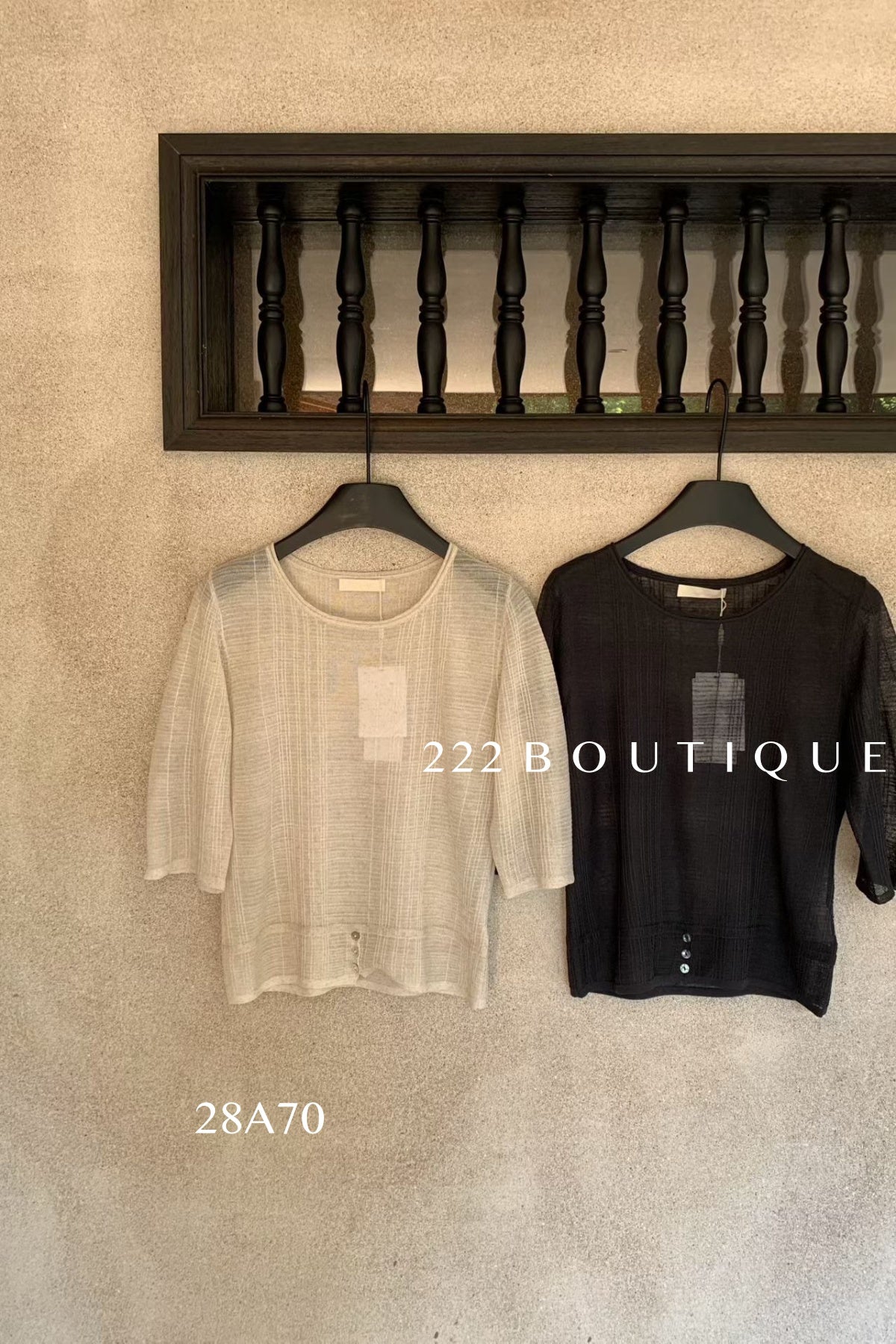 28a70 - SHEER  KNIT CARDIGAN