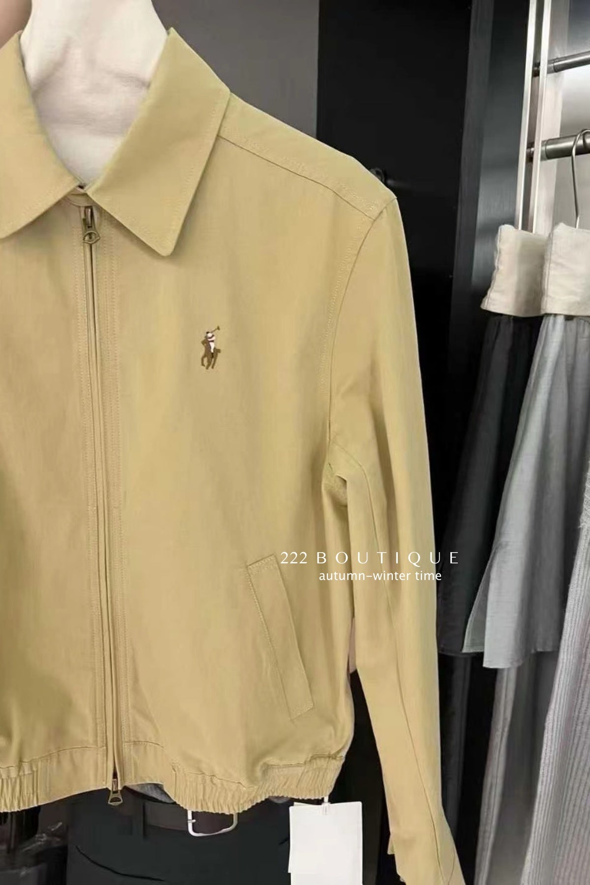 17a71 Denim Jacket with Small Logo Print