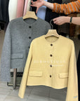 18a40 Cashmere handmade wool coat