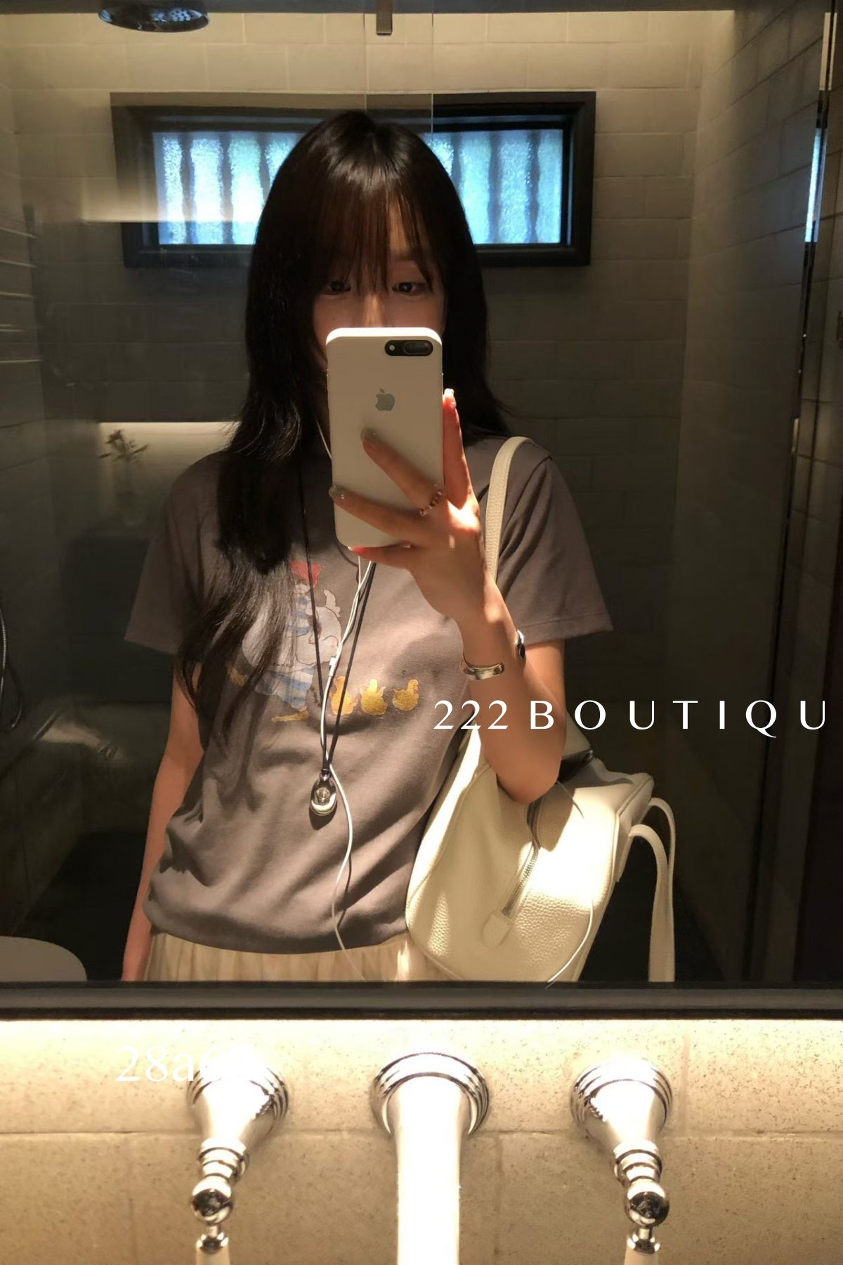 28a62 - PRINTED COTTON TEE