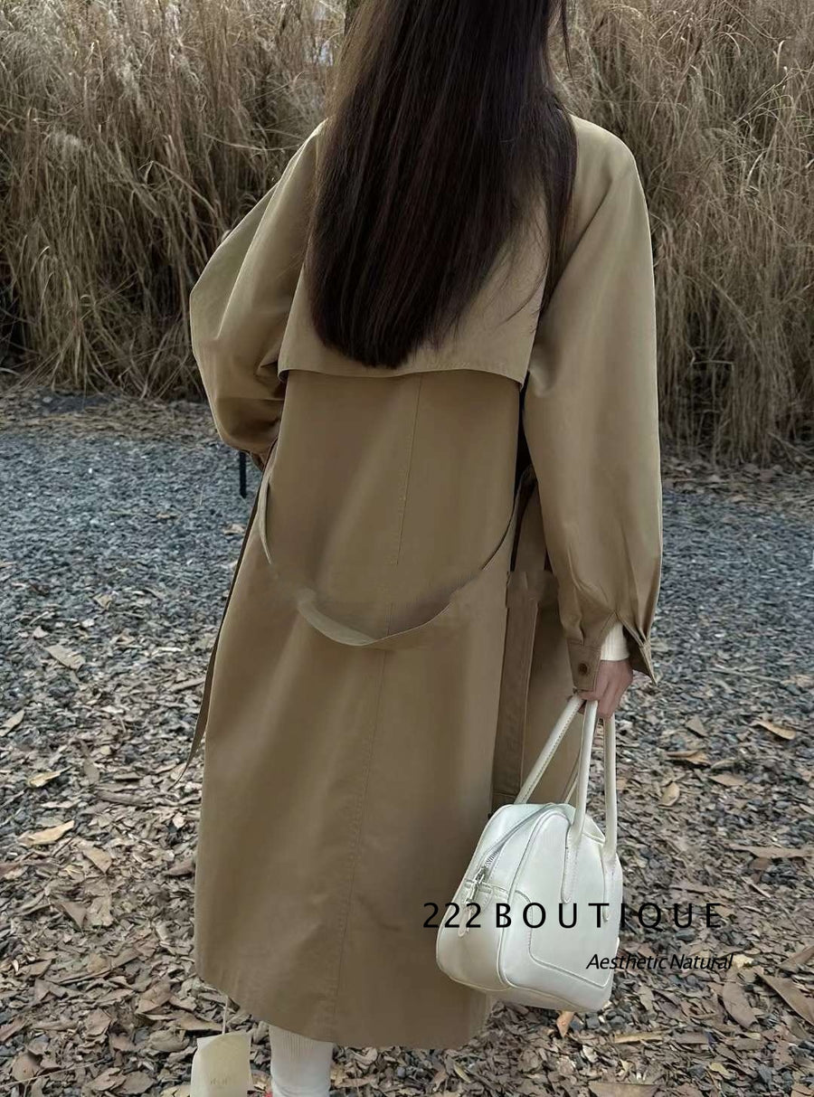 kakhi trenchcoat - 85a21