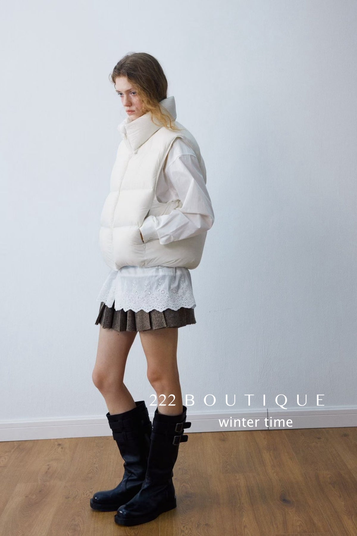 19a66 Down puffer vest