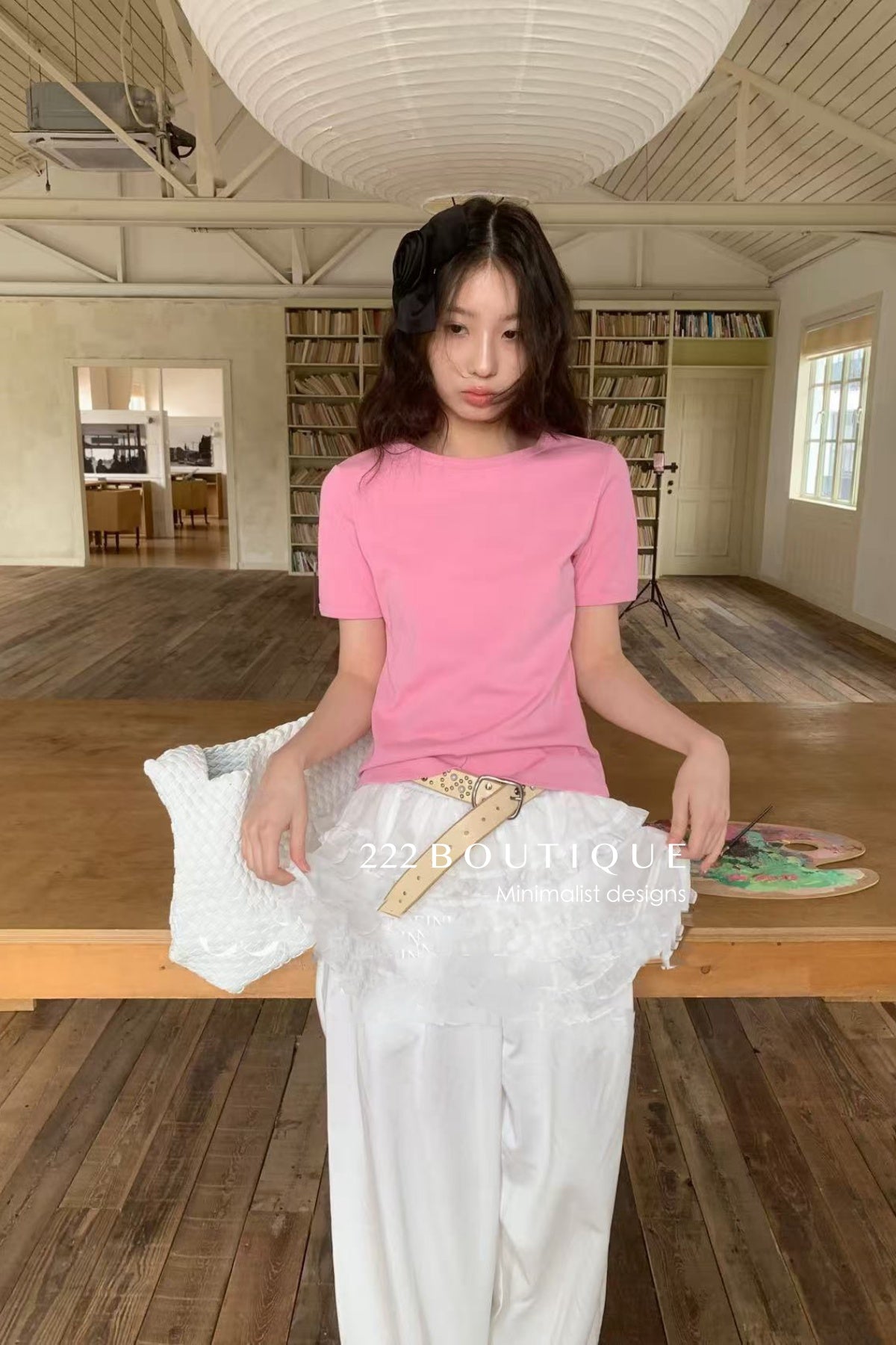 12a6 Basic cotton tee – summer candy colors