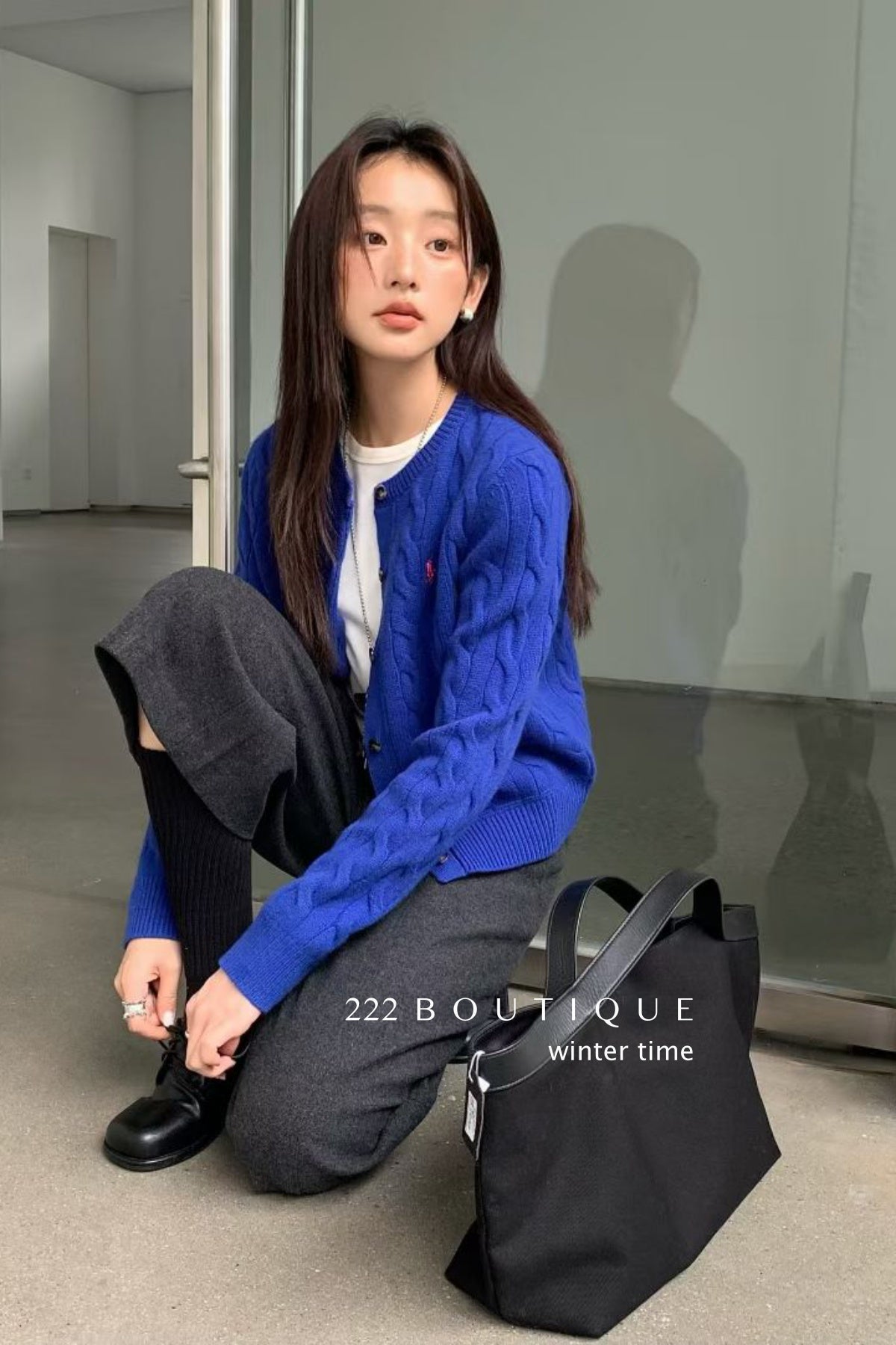 18a98 Cashmere cable-knit cardigan