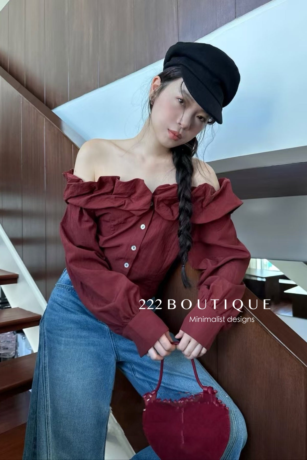 OFF- SHOULDER SHIRT - 11A37