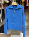 19a60 High-neck knit sweater