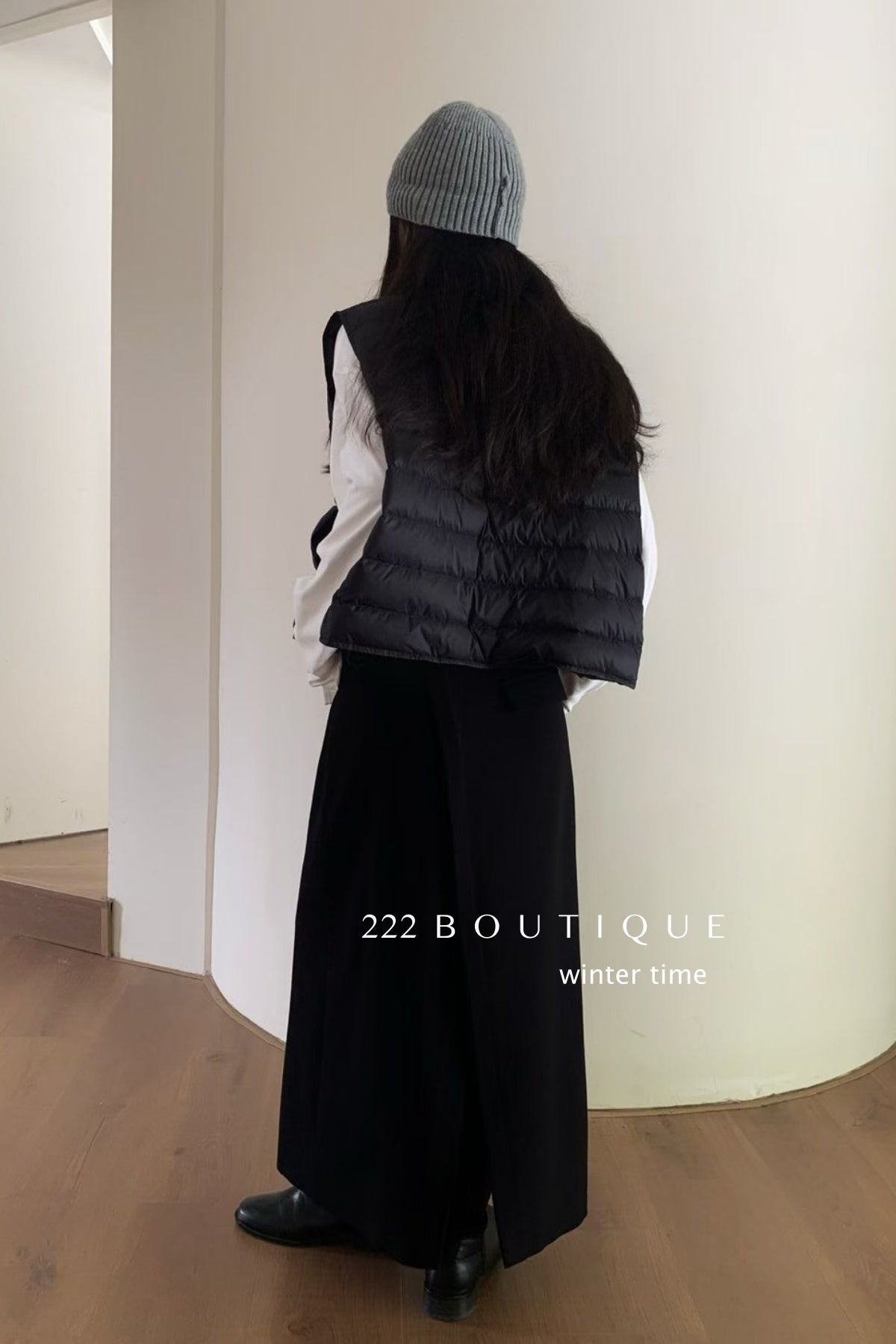 19v9 Wool A-line pencil skirt