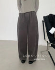 19q30 Wool straight-leg trousers