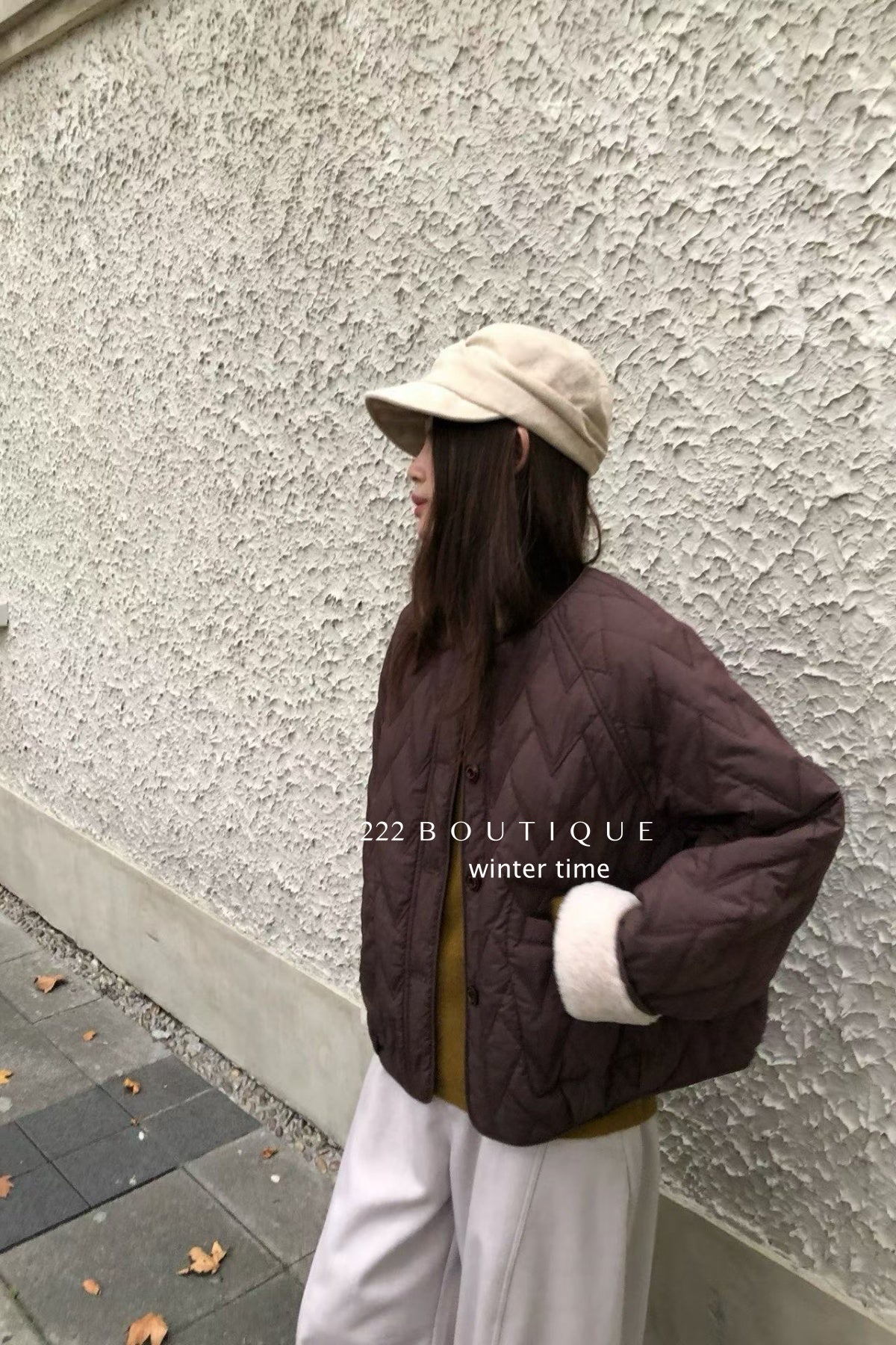 19a93 Fur-quilted puffer jacket