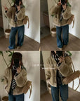 19a92 Suede shearling jacket
