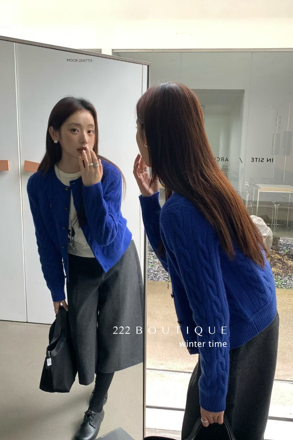 18a98 Cashmere cable-knit cardigan