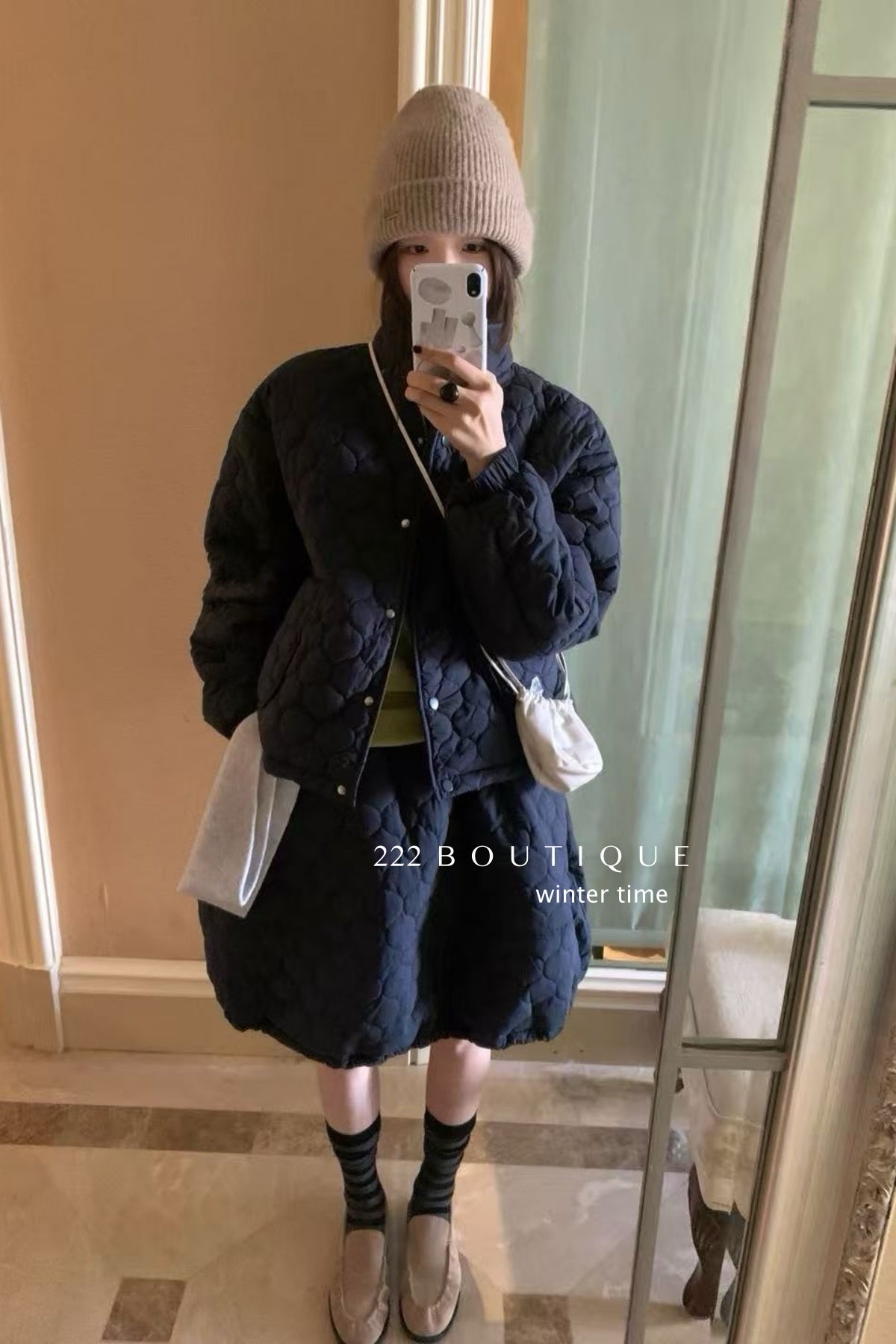 19v15 Short puffer skirt