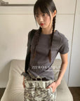 12a6 Basic cotton tee – summer candy colors