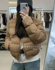 19a88 Down round-neck puffer jacket