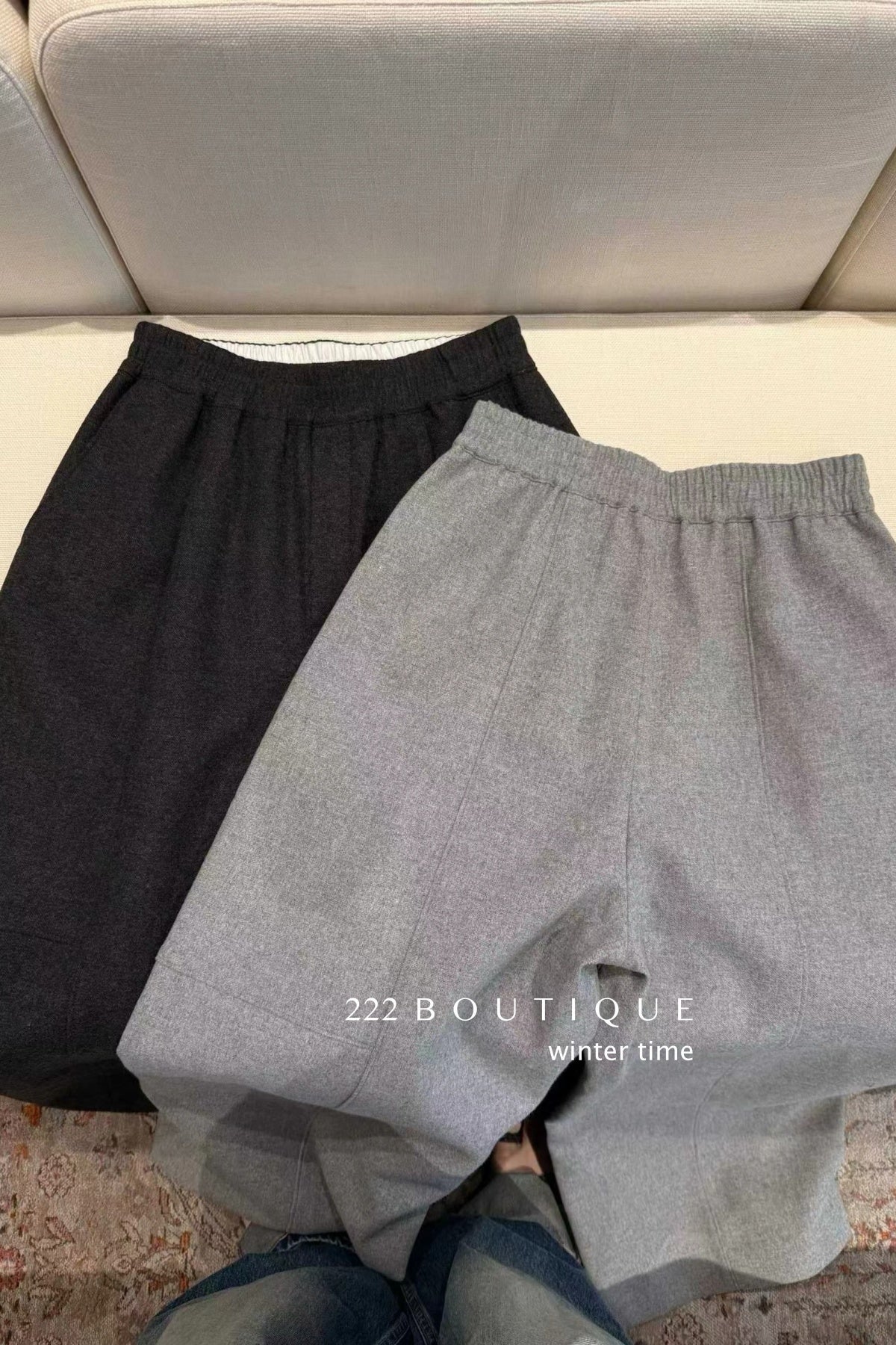 18q27 Wool wide-leg trousers