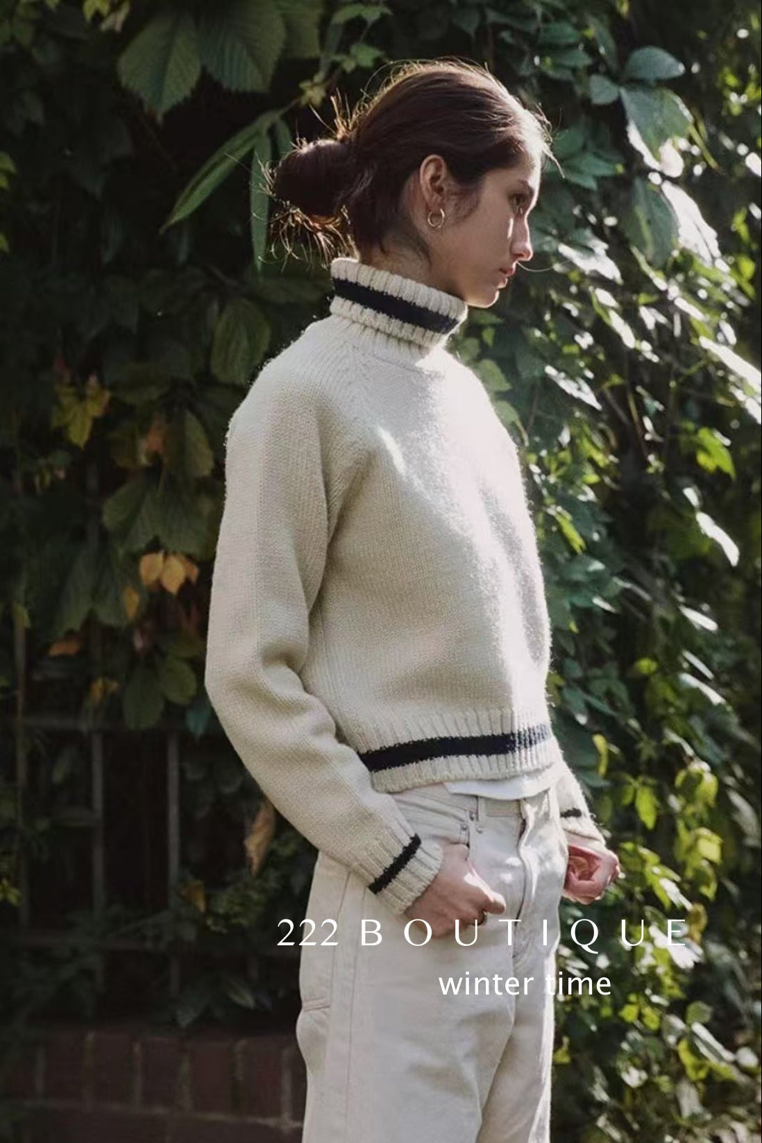 19a104 Cashmere turtleneck sweater