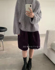 19a90 Rabbit-fur knit sweater