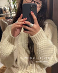 19a112 Cashmere cable-knit sweater