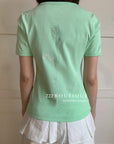 12a6 Basic cotton tee – summer candy colors