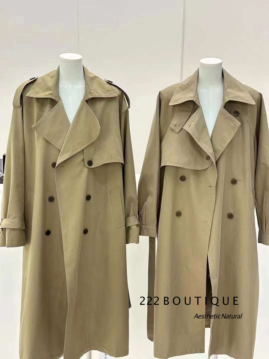 kakhi trenchcoat - 85a21