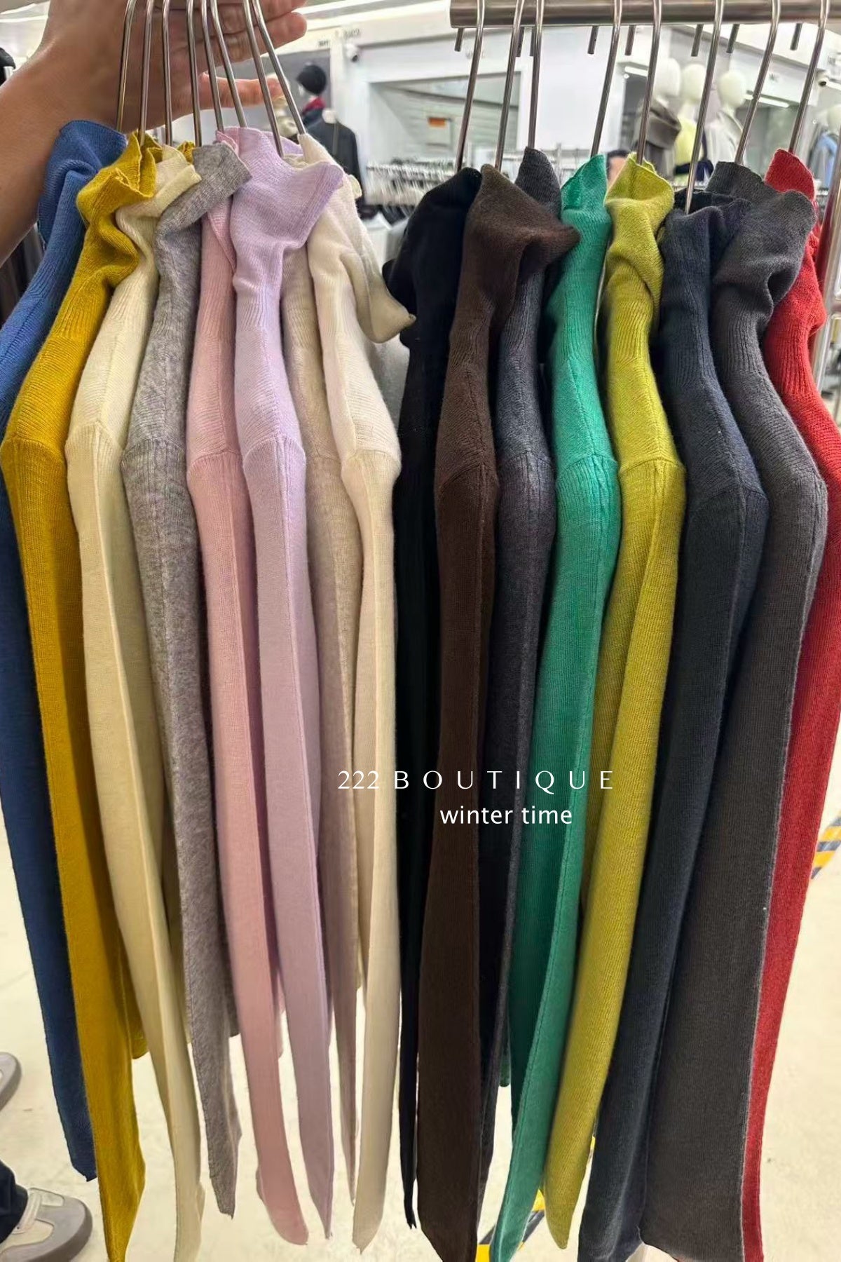 19a91 Basic cashmere turtleneck sweater