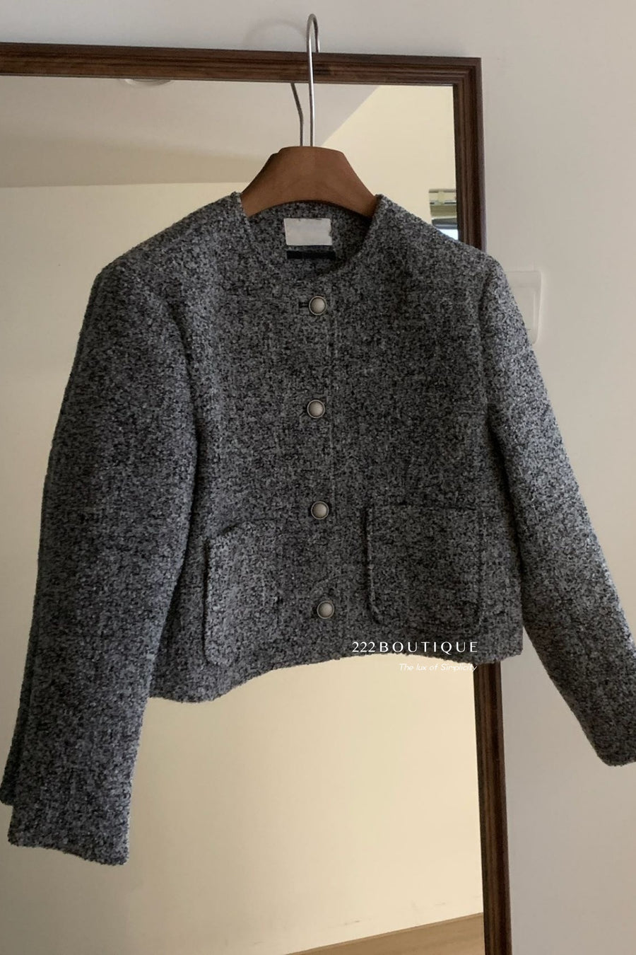 tweed coat - 84a149