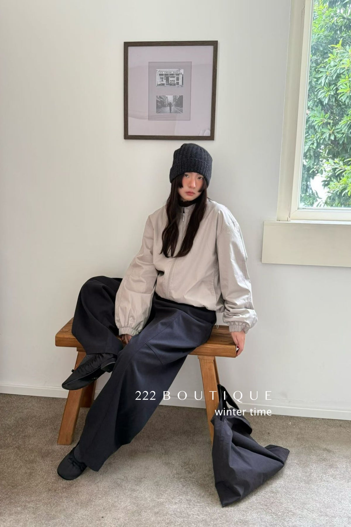 18a91 Basic padded jacket