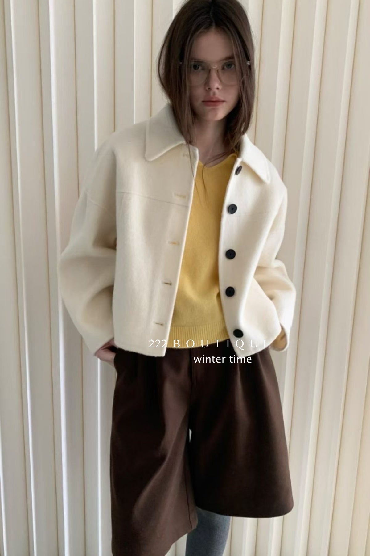19a117 Cashmere wool coat