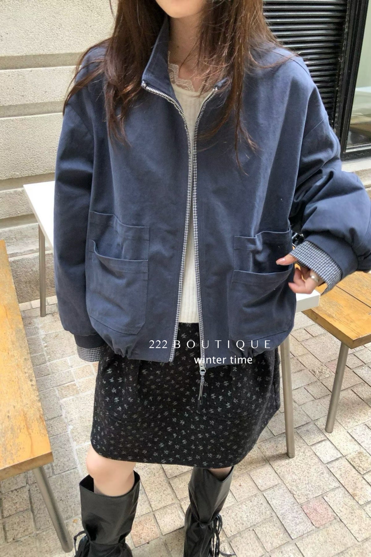 19a102 Down puffer jacket with cuffed sleeves