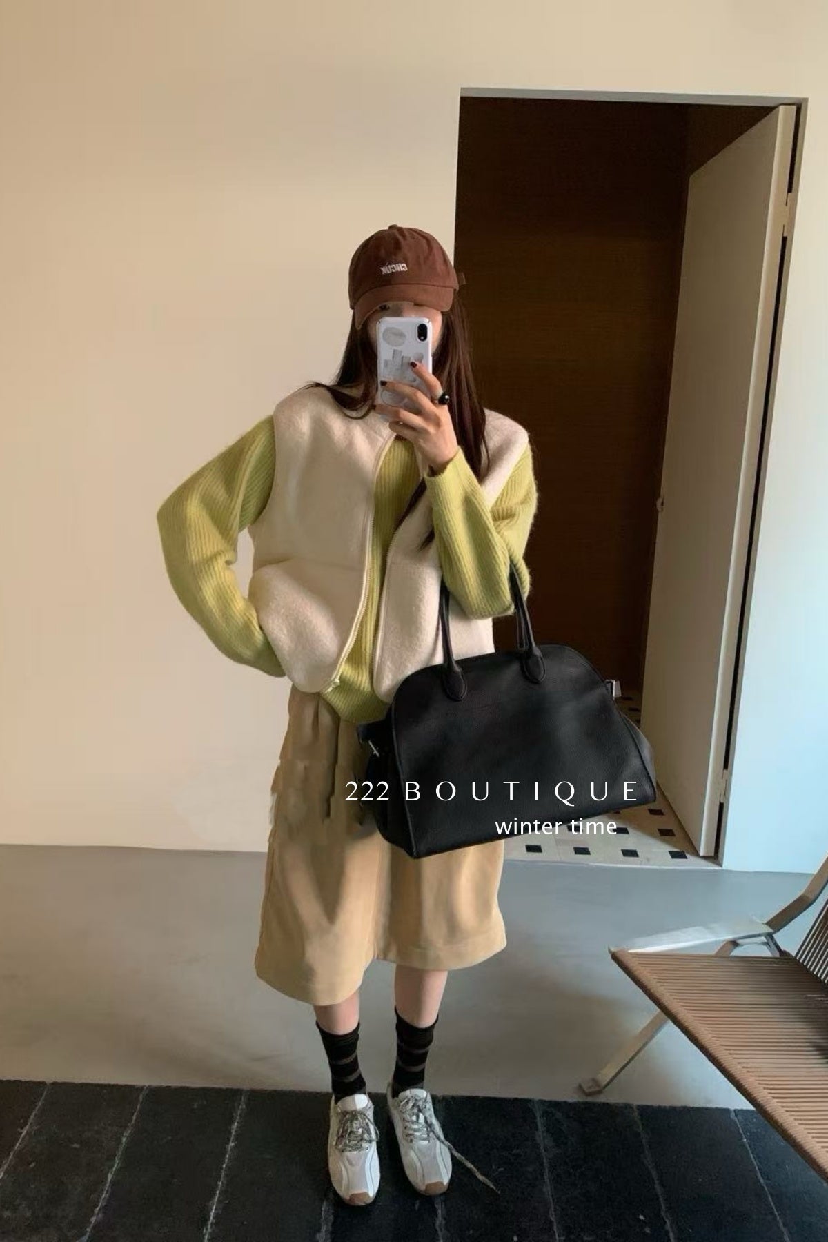 19a83 Shearling vest