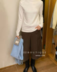 20a53 Thermal mock-neck top (3 cm collar)