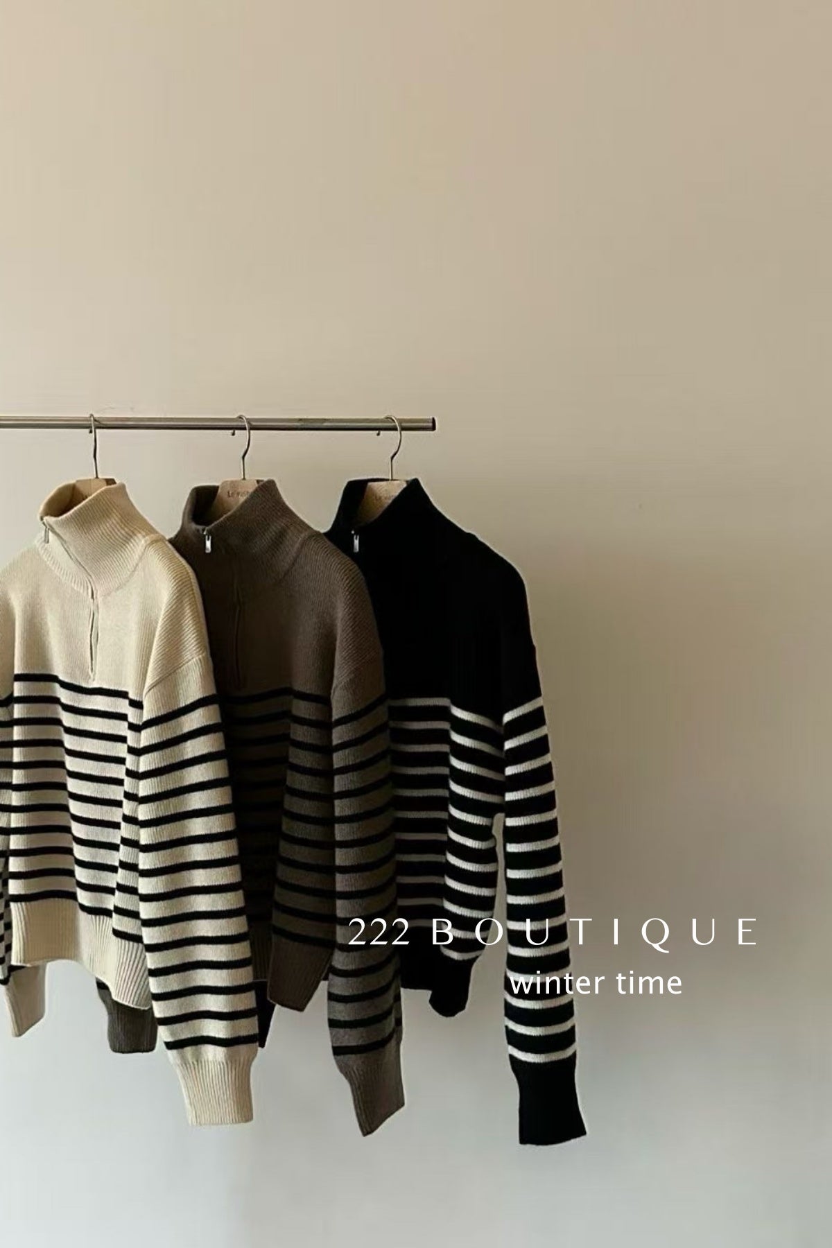 19a105 Cashmere striped sweater