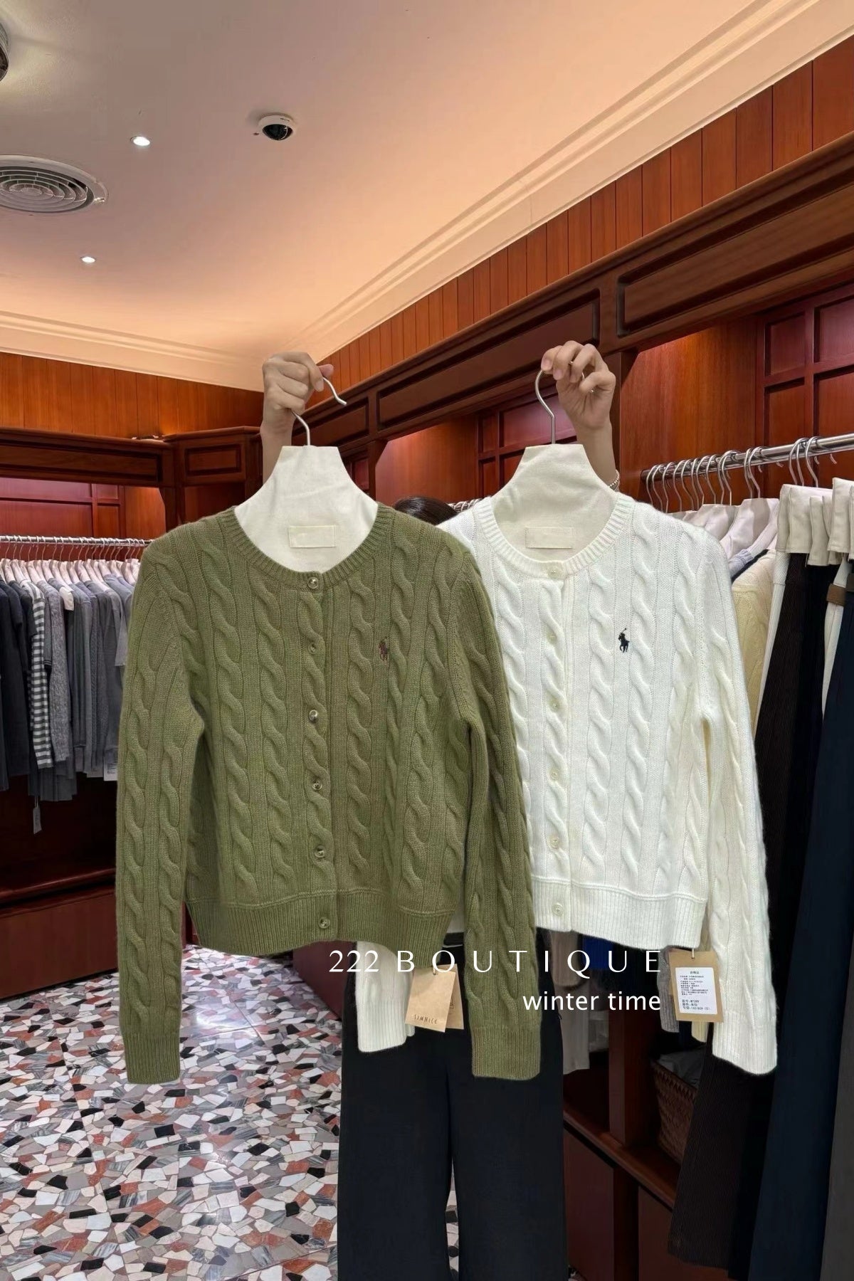 18a98 Cashmere cable-knit cardigan