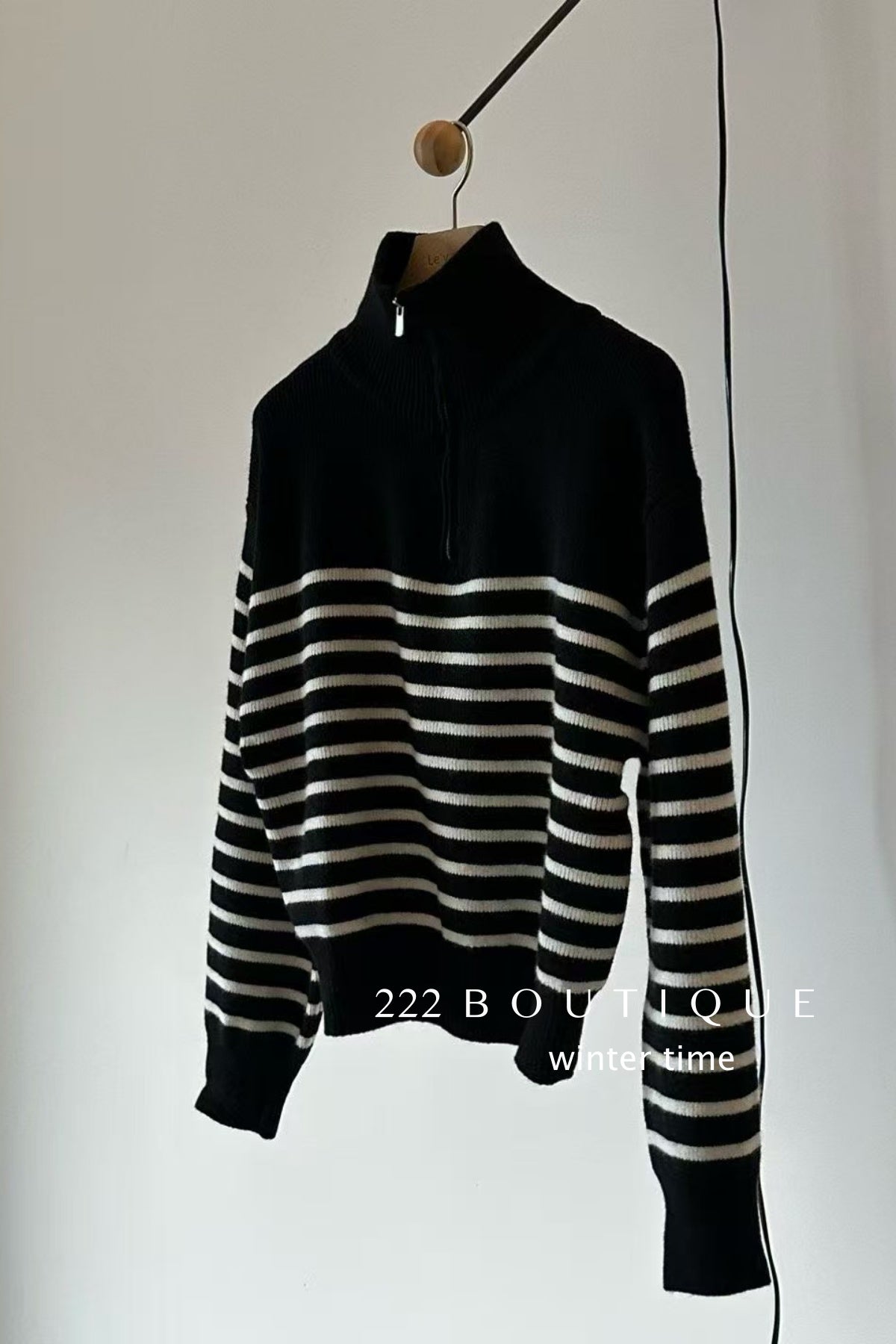 19a105 Cashmere striped sweater