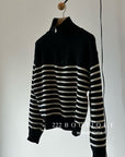 19a105 Cashmere striped sweater