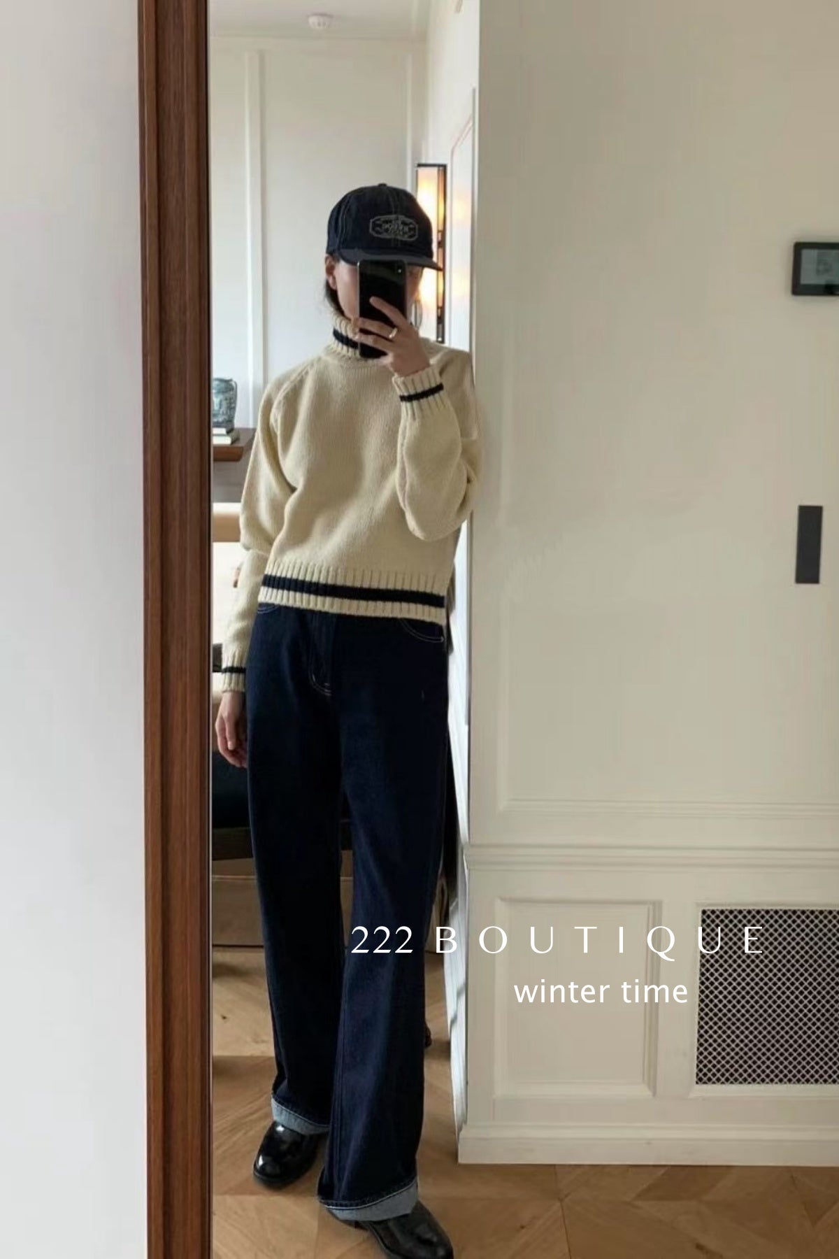 19a104 Cashmere turtleneck sweater