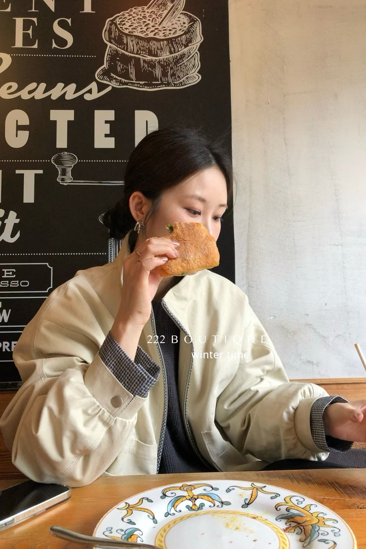 19a102 Down puffer jacket with cuffed sleeves