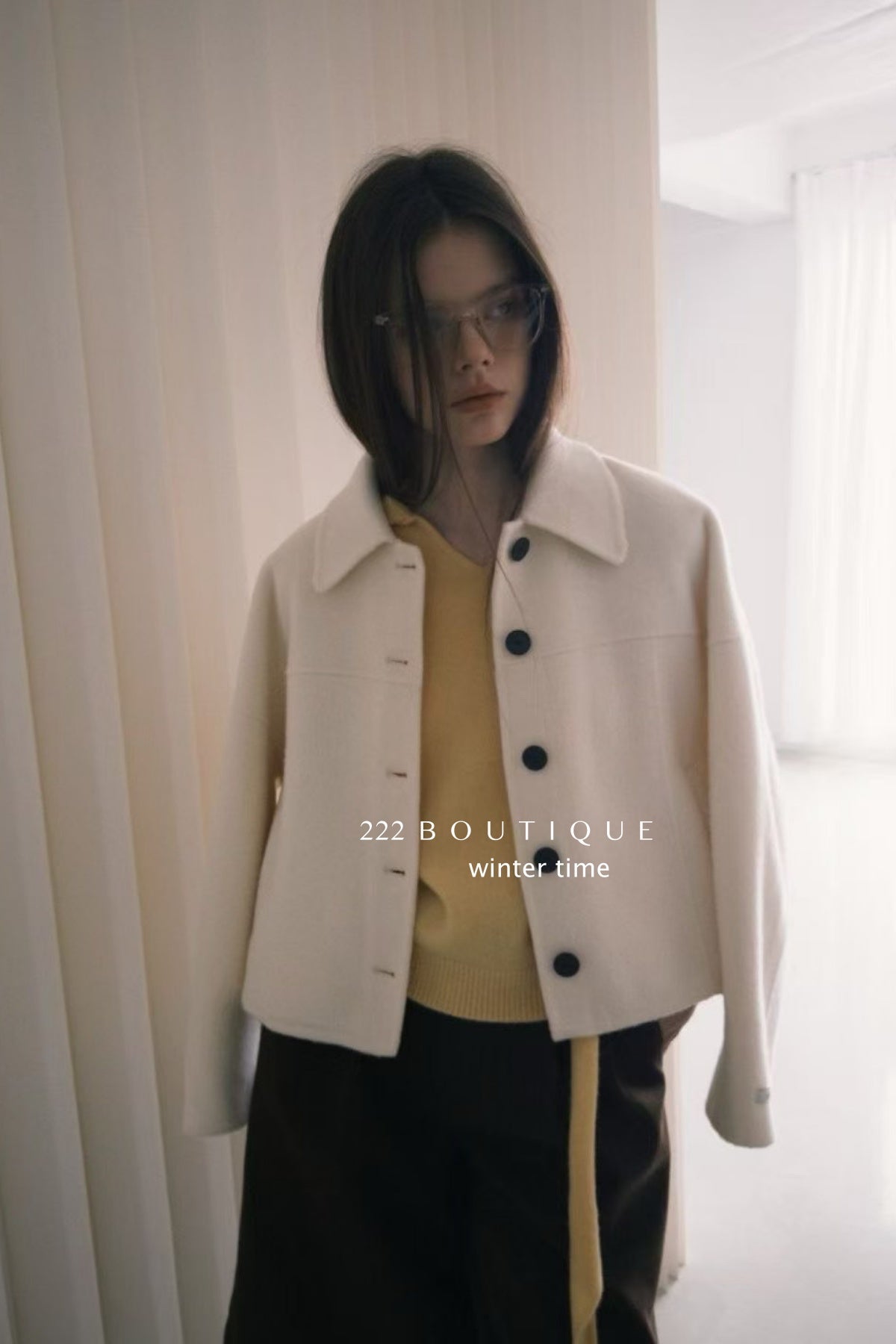 19a117 Cashmere wool coat
