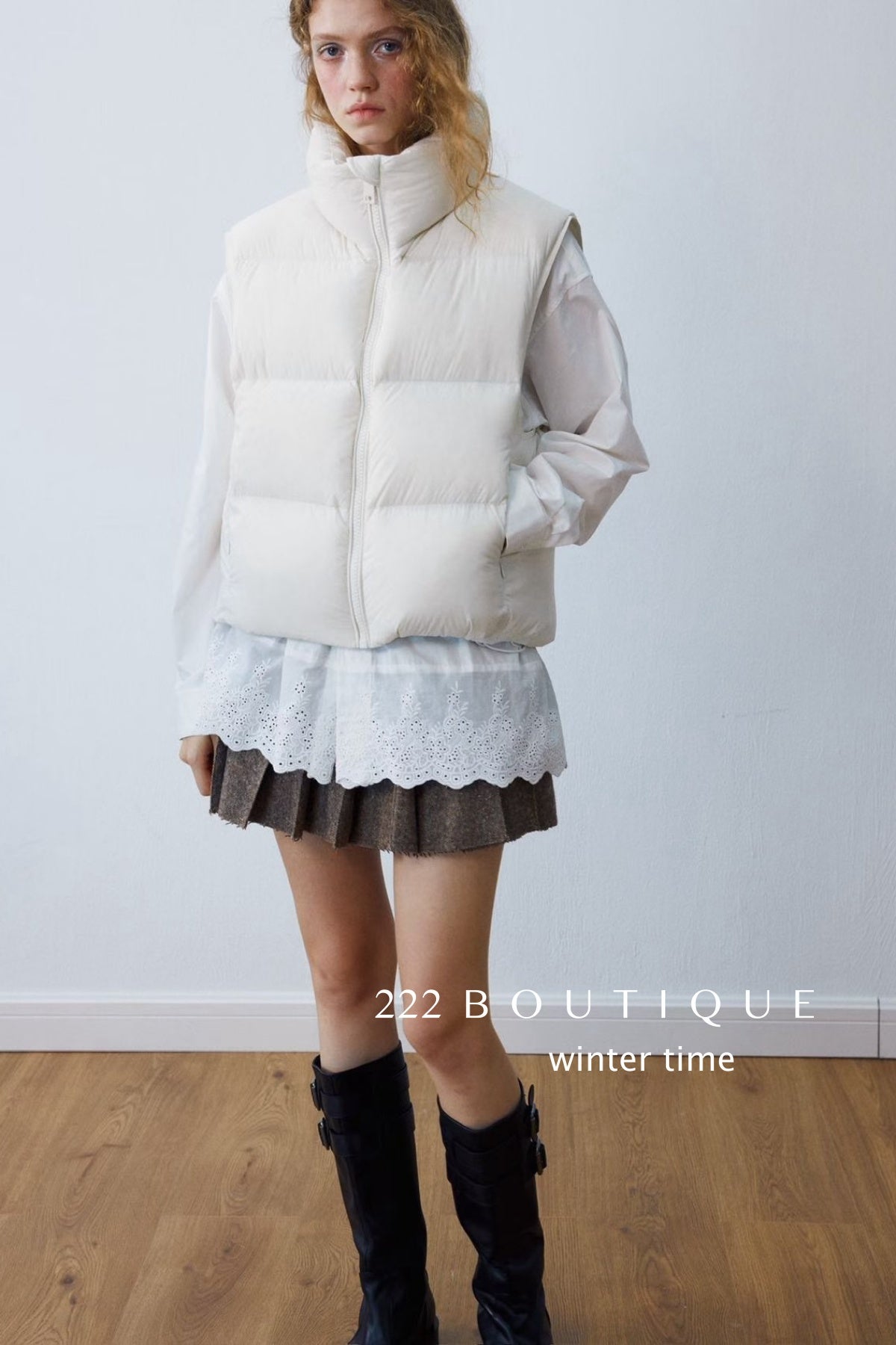 19a66 Down puffer vest