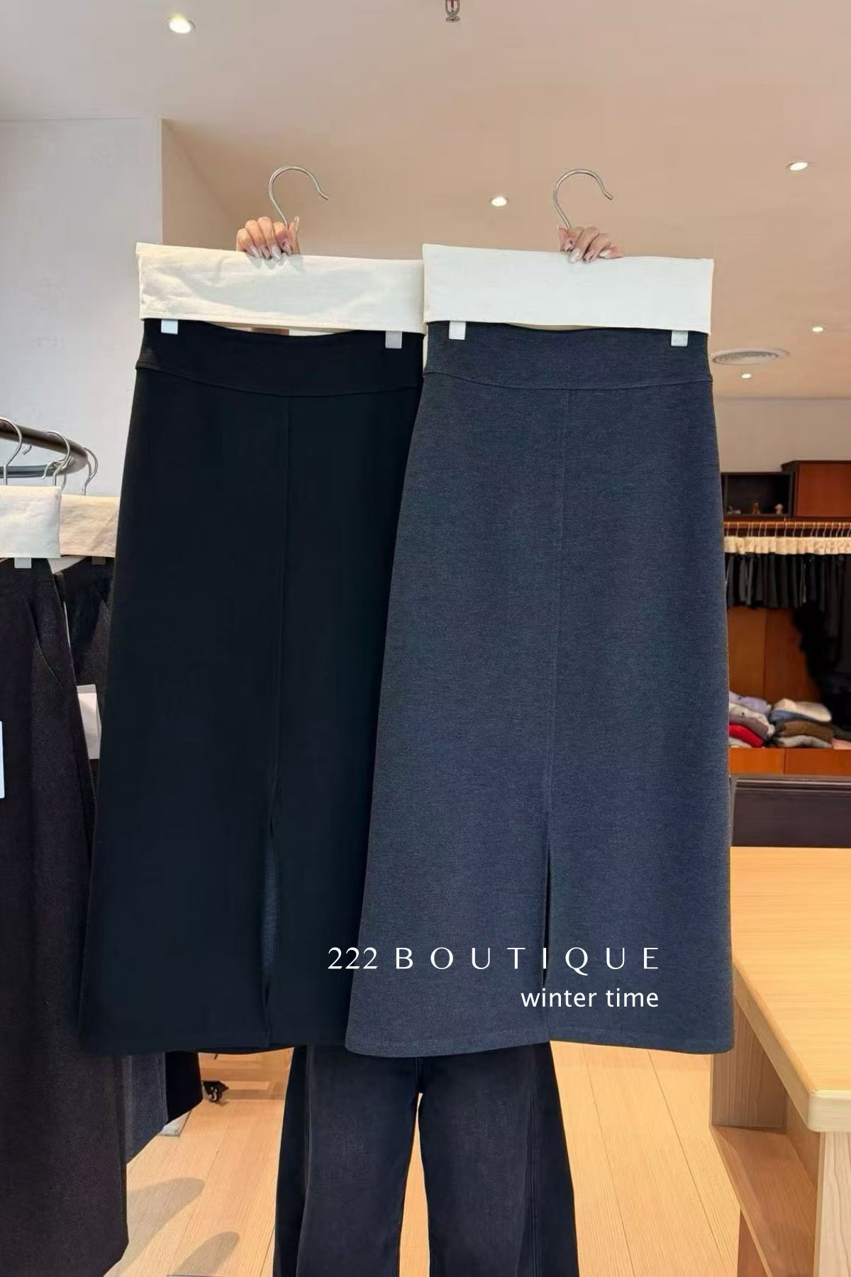 18v25 Cotton long skirt