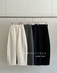 20q21 Elastic fleece pants