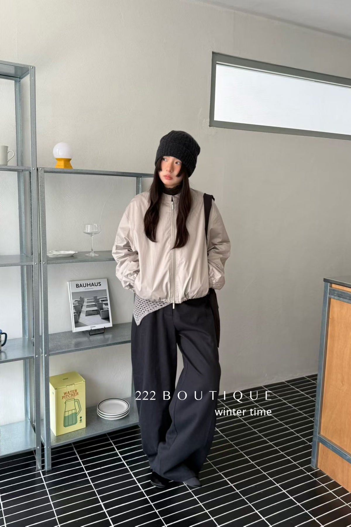 18a91 Basic padded jacket