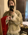 19a92 Suede shearling jacket