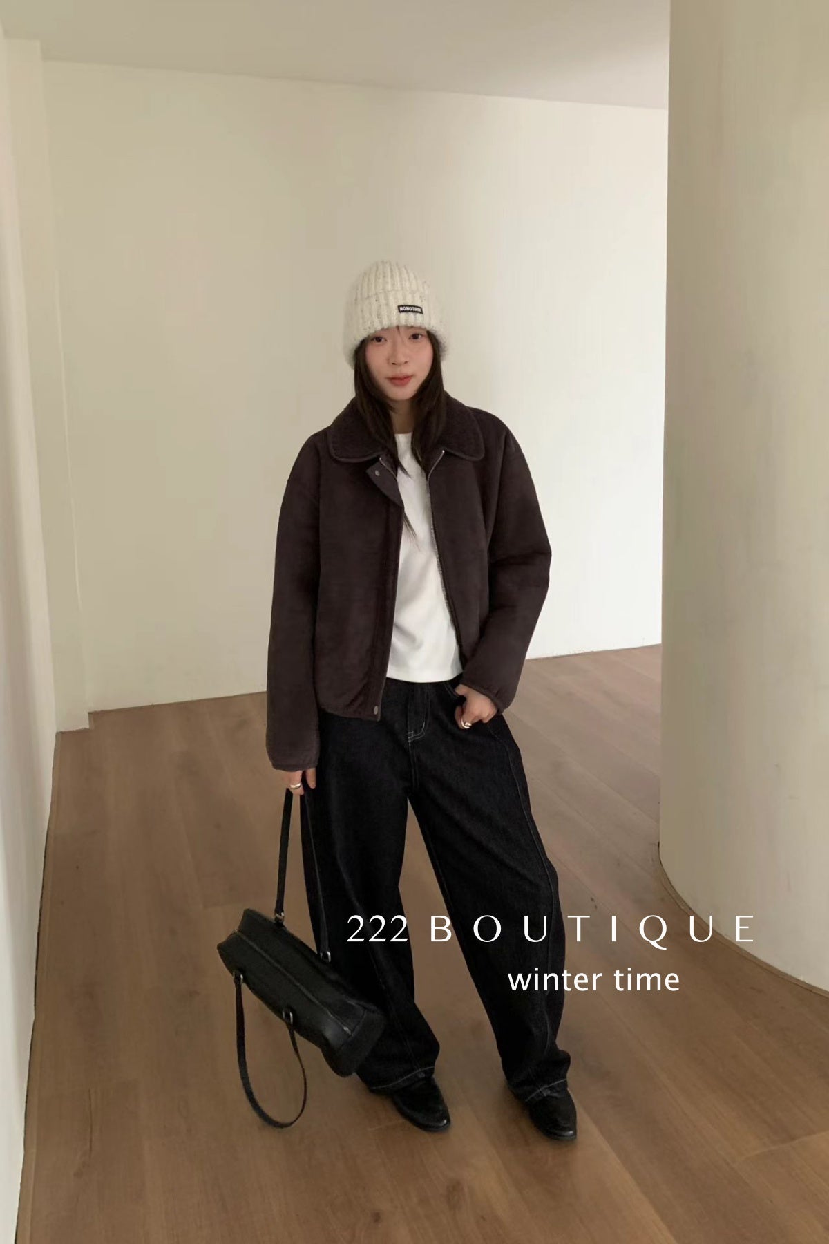 19q28 Basic baggy jeans