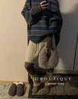 19a108 Cashmere striped sweater