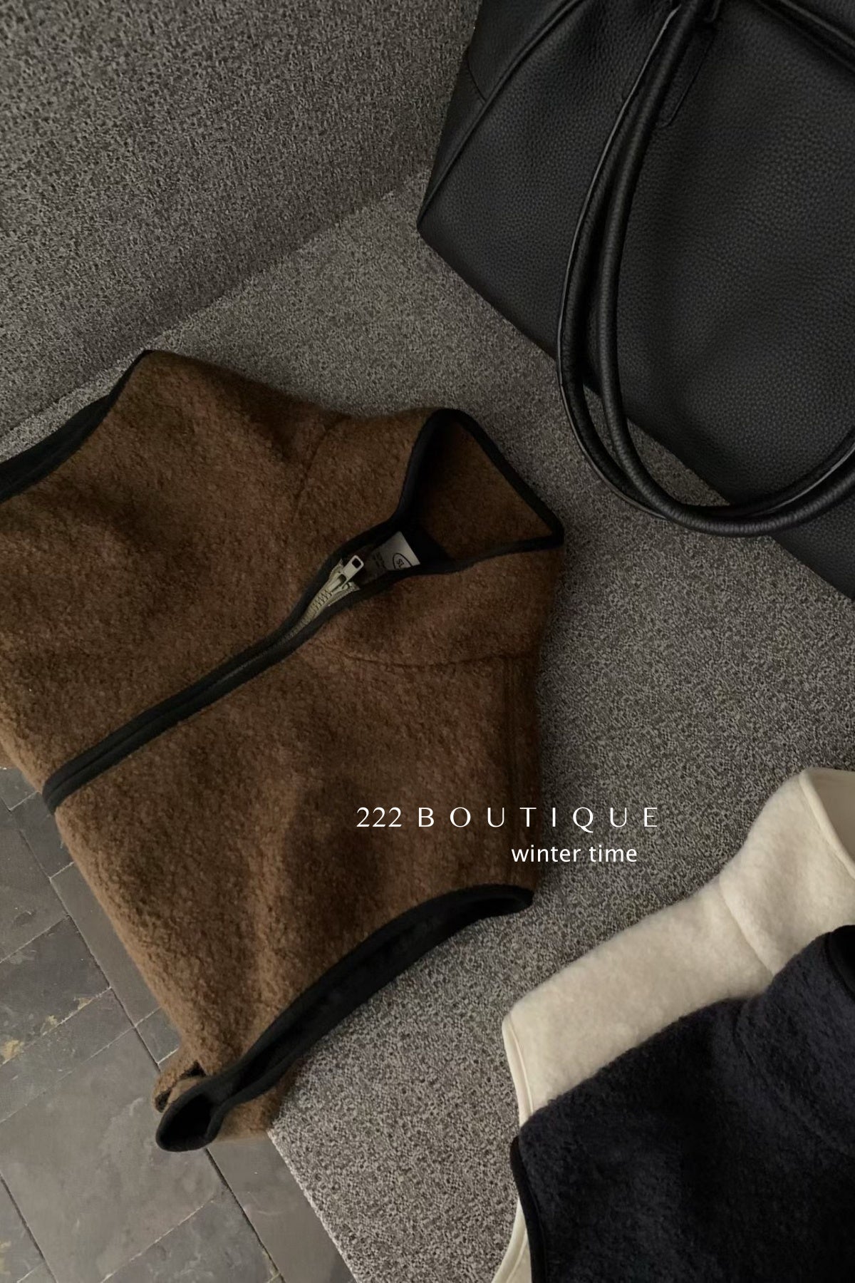 19a83 Shearling vest